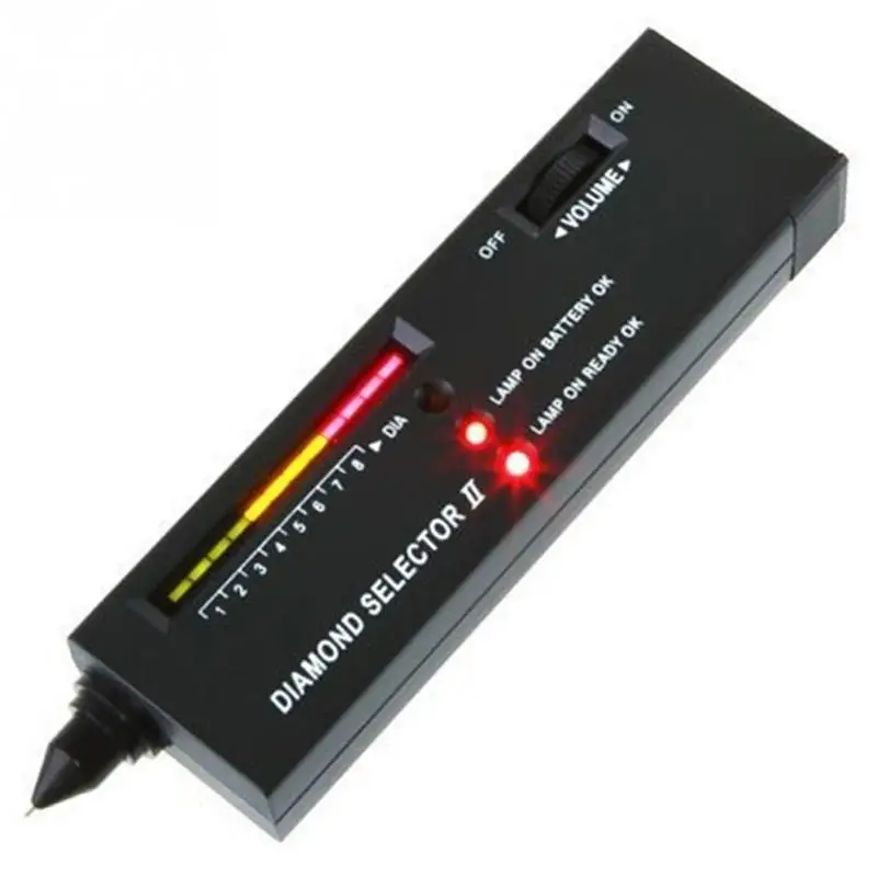 Практичный Алмазный переключатель тестер драгоценных камней II светодиодный
