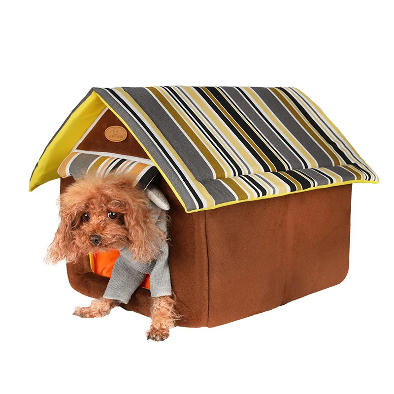 Складная кровать для кошек спальный домик зимний теплый закрытый дом домашних