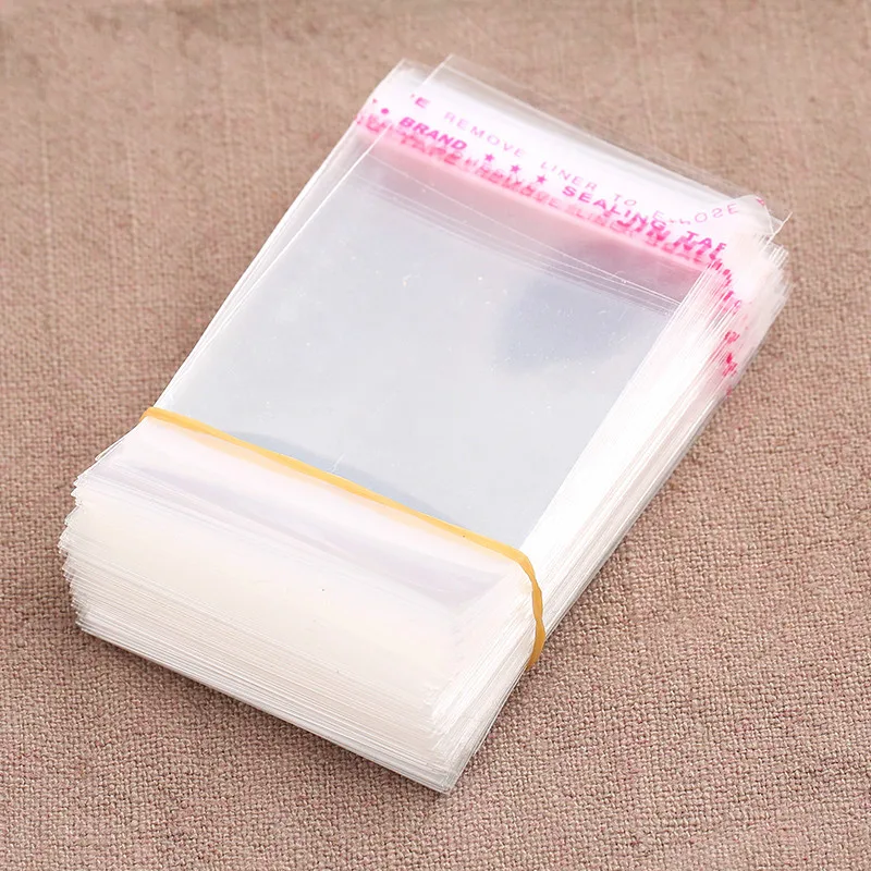 Прозрачный из целлофана с застежкой/BOPP/поли мешки 14*18 см прозрачный Opp мешок