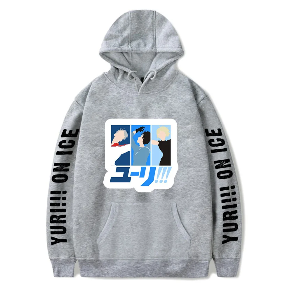 

Yuri! On Ice Boy / Girls Hoodie Men / Women Streetwear Fashion Long Sleeve Hoodies Sweatshirt Cosplay Clothes Pullover Oversized
