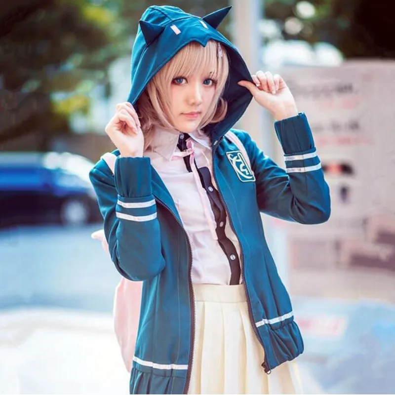 Модная униформа для учащихся средней школы аниме данганронпа Нанами Чиаки