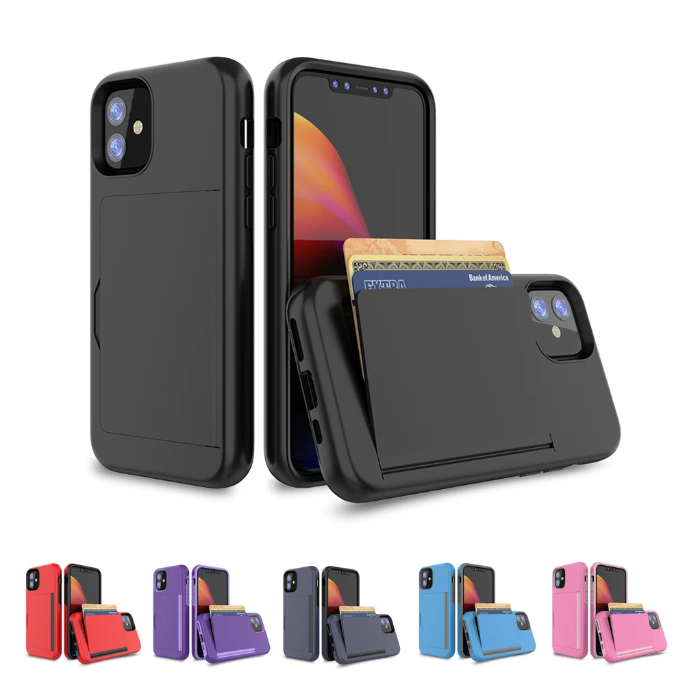 Для 2019 iPhone 11/11 Pro/11 Pro Max задний Чехол двухслойный ТПУ + ПК Гибридный против царапин