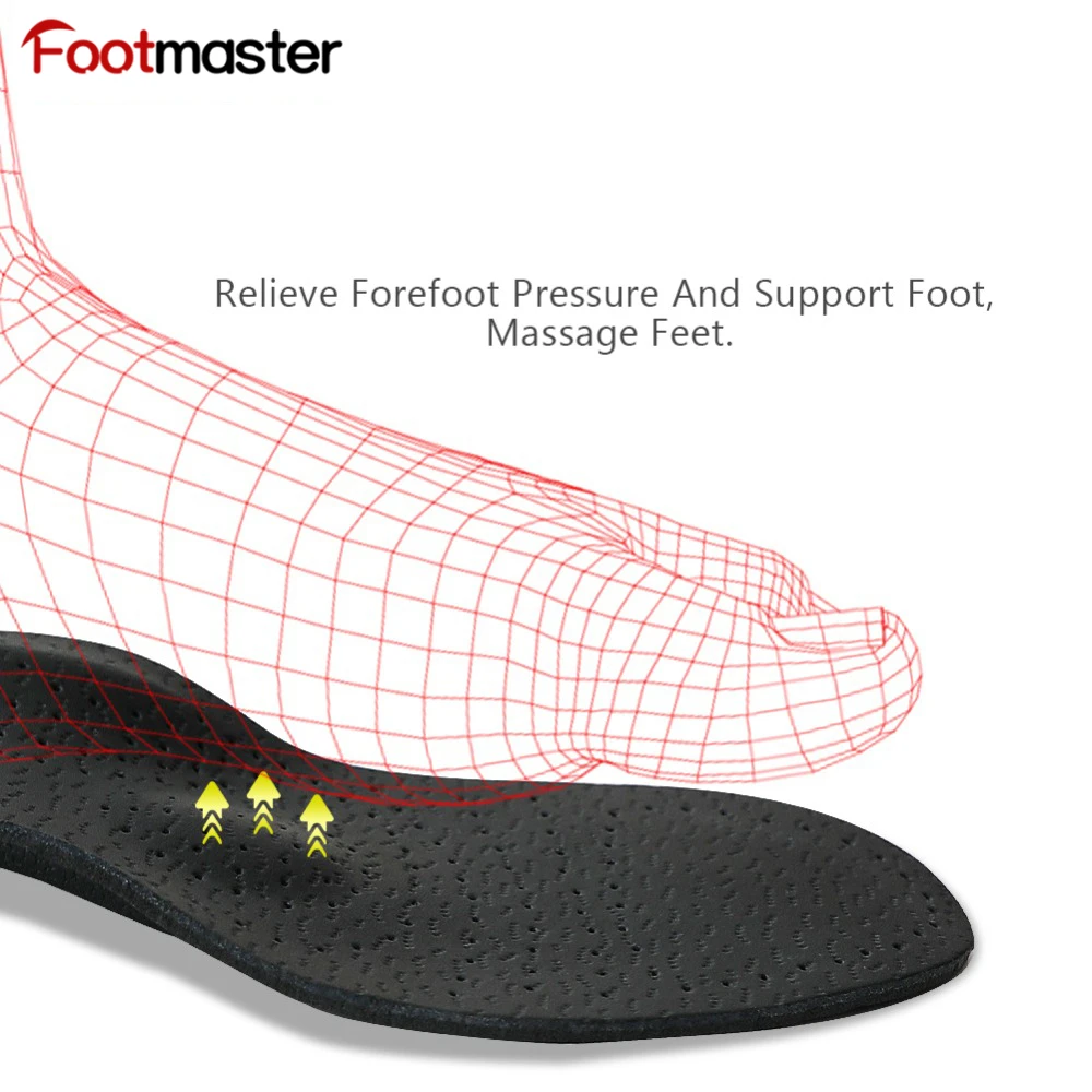 

FootMaster Sheepskin Latex insoles Orthotic arch support leather insole comfortable shoe pads inner shoe pads Unisex