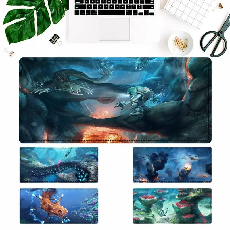 

Soft Subnautica Gaming Mouse Pad PC Laptop Gamer Mousepad Anime Antislip Mat Keyboard Desk Mat For Overwatch/CS GO