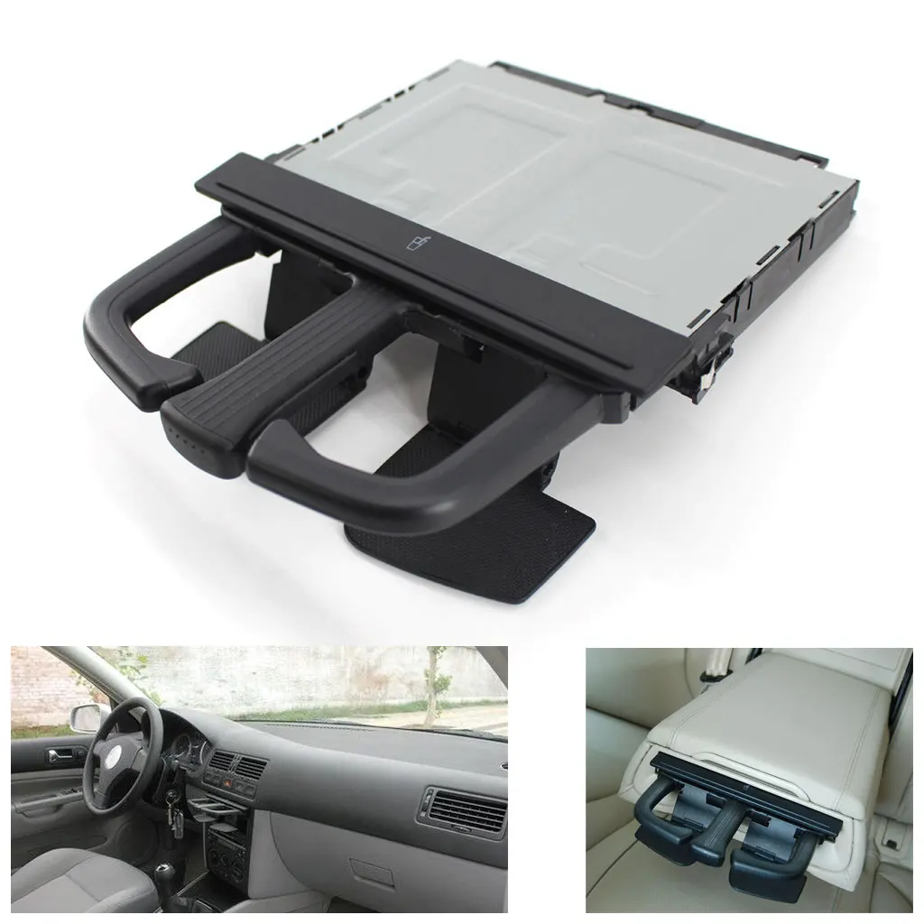 Черный Кронштейн для подстаканника Audi A3/A4/A5/A6/Q5/Q7 VW Jetta MK4 Golf Passat B6 сменный