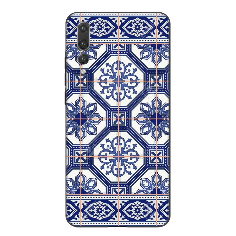 Чехол для мобильного телефона huawei Y5 Y6 Y7 Y9 mate 10 20 Pro Nova 2i 3 3i 4 5i Lite Cover Morocco Art Deco плитка