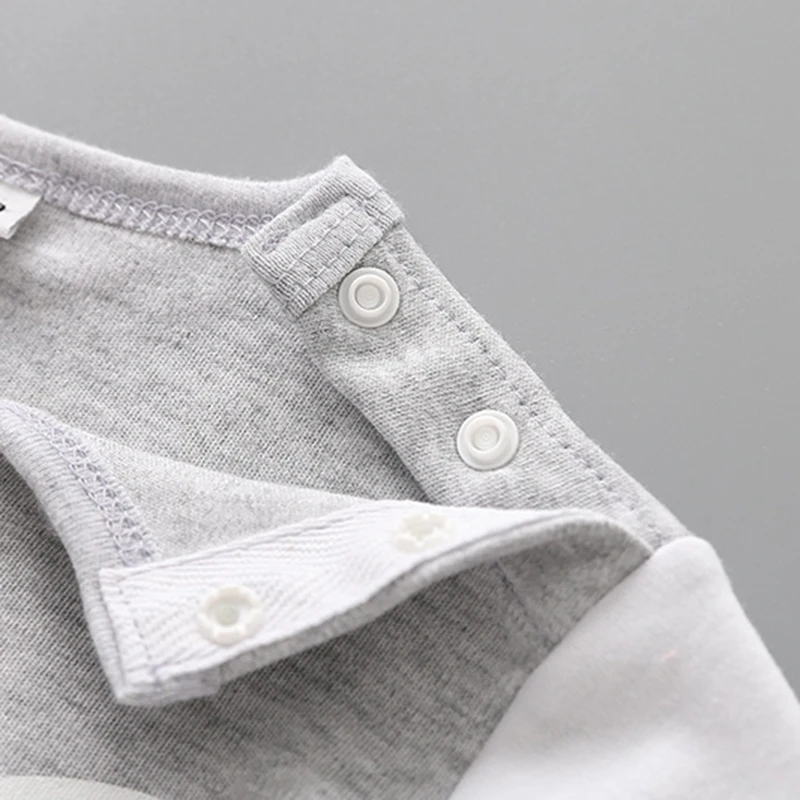 Детская одежда для новорожденных детская малышей комбинезоны с рисунком медведя