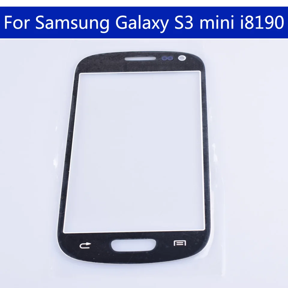 Сенсорный экран S3mini для Samsung Galaxy S III mini S3 i8190 i8190N внешнее стекло ЖК-экрана сменный