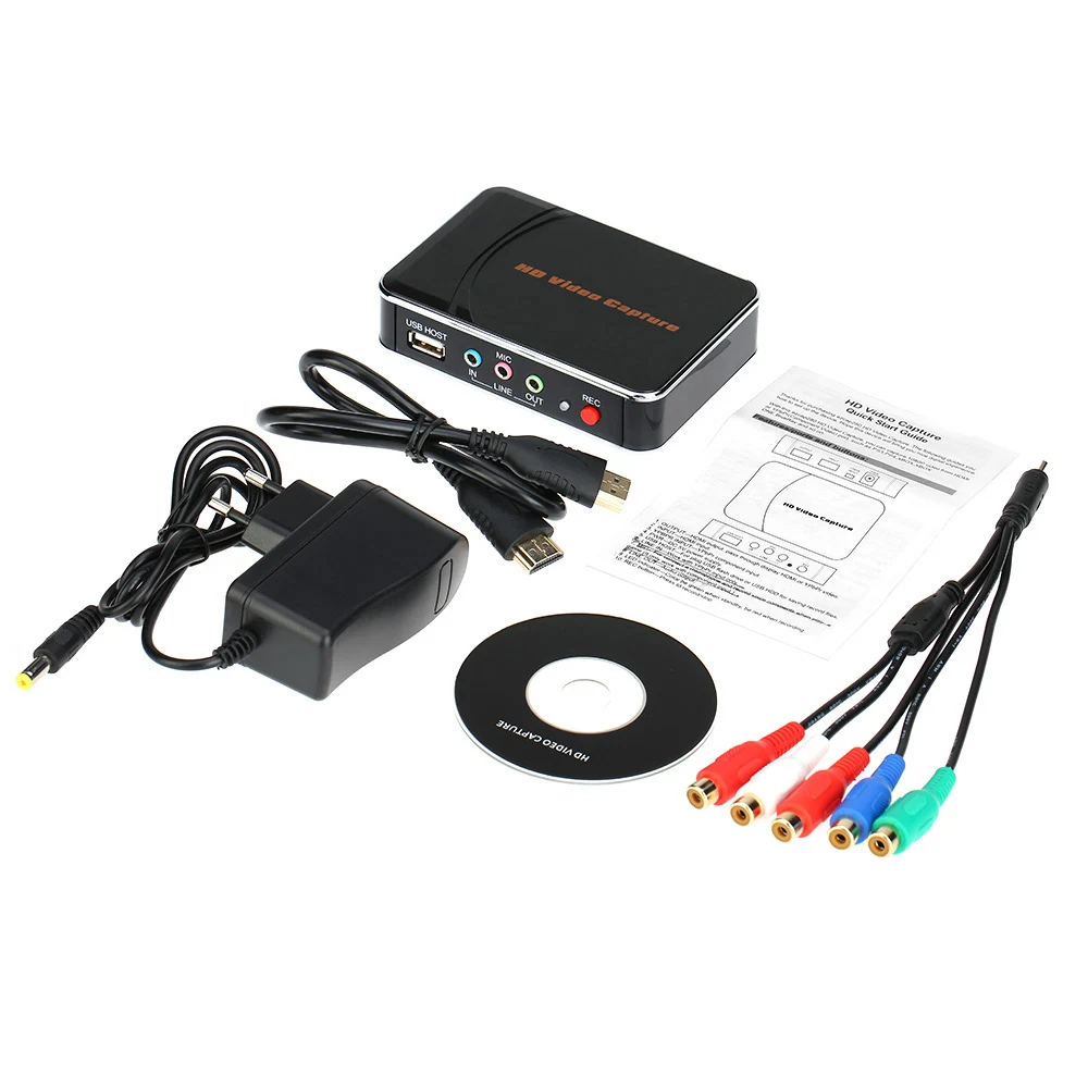 Видеозаписывающее Устройство HD 1080P / YPbPr с USB накопителем ezcap280 для DVD плеера XBOX One/360