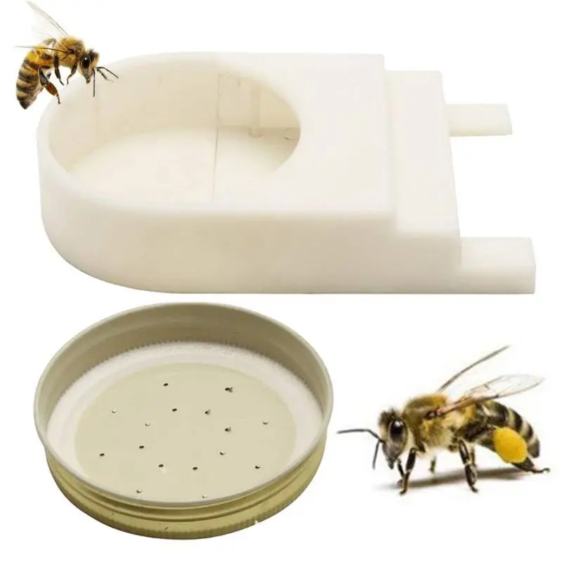 Перфорированная крышка кормушка для пчел легко установить Пчеловодство