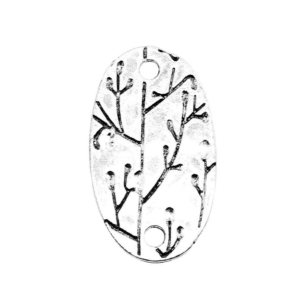 

10pcs 37x21mm Oval Piece Charms For Jewelry Making Oval Piece Connector Charms Charm Oval Piece Connector