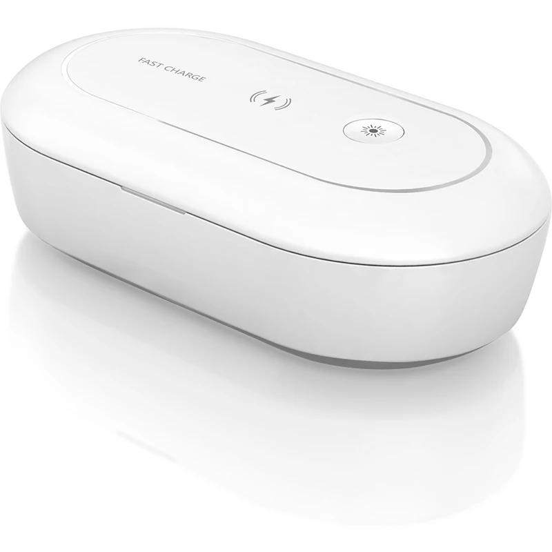 

Mobile Phone Wireless Charger Sterilization And Disinfection Wireless Charger Mask Sterilization UV Sterilizer Disinfection Box