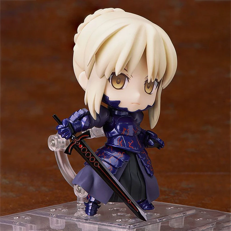 Фигурки аниме fate stay night Arturia Pendragon Alter saber 363 # ПВХ 10 см экшн-фигурка Q.ver Коллекционная