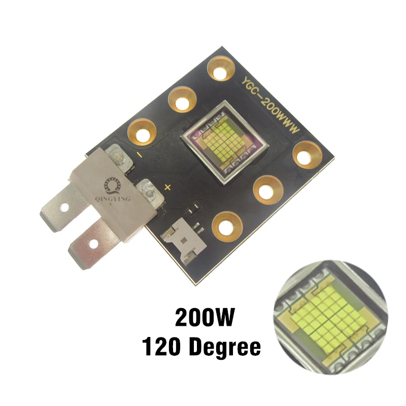 Emissor de Luz 8000k para a Arquitetura de Palco Diodo Espiga Grânulo Watts Especialidade Branco Chip 700k 7500k Luminosamente Lâmpadas Projetor 200 w