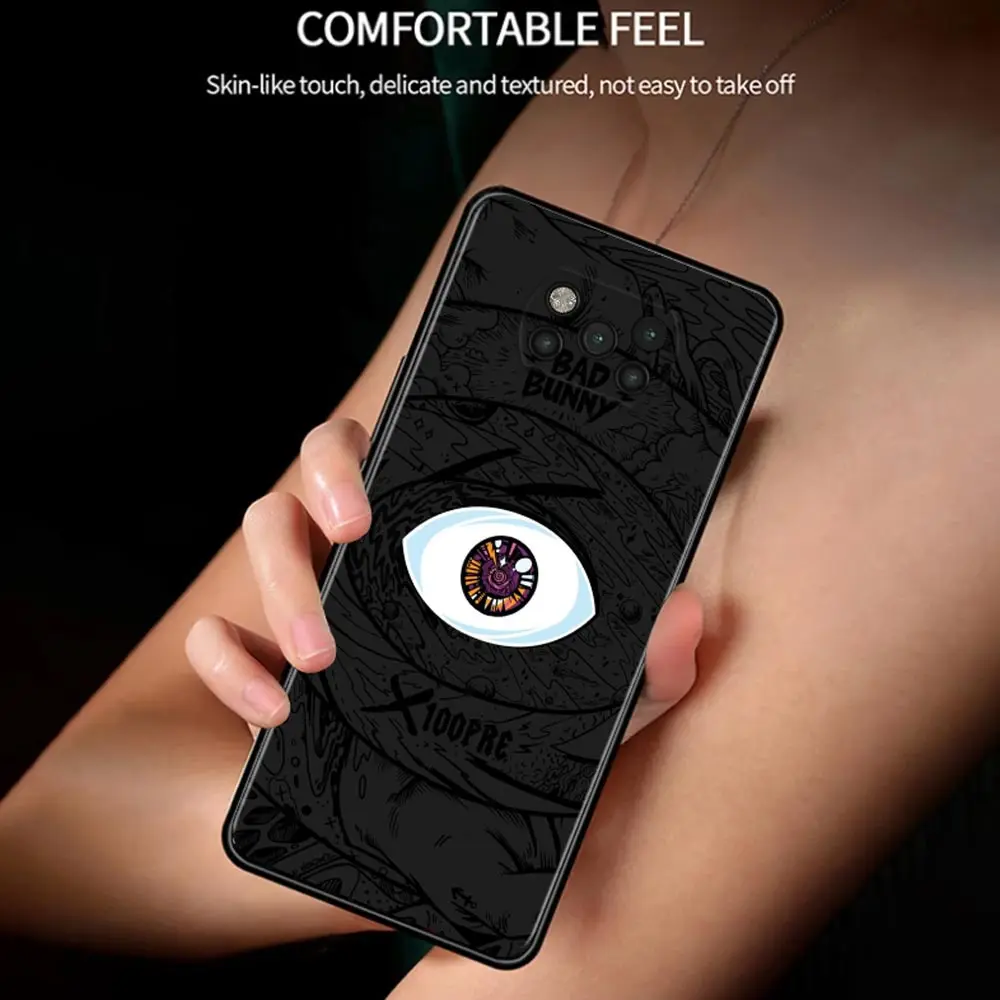 phone case for xiaomi poco x3 nfc f3 gt m3 pro f1 cover for mi civi 10t 9t note 10 10lite 10t 11t pro fundas anime bad bunny free global shipping