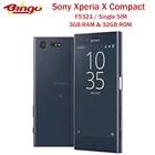 Оригинальный Смартфон Sony Xperia X Compact F5321 с одной SIM-картой, 4,6 дюйма, Android мобильный телефон, шестиядерный, 23 МП X mini, 3 ГБ ОЗУ, 32 Гб ПЗУ