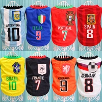 summer dog jersey spitz labrador jersey basketball football dog vest mesh dog clothes suitable for small medium and large dogs