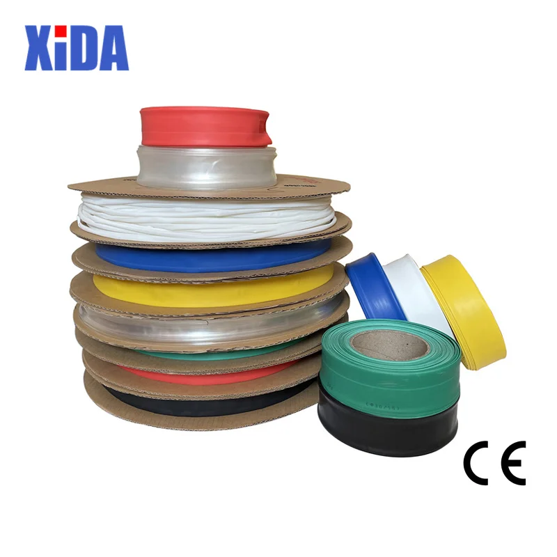 1Meter 2:1 Heat Shrink Tube Transparent Clear Black Shrinkable Tubing Wrap Wire Kits Sell Connector Cable Sleeve DIY Repair |