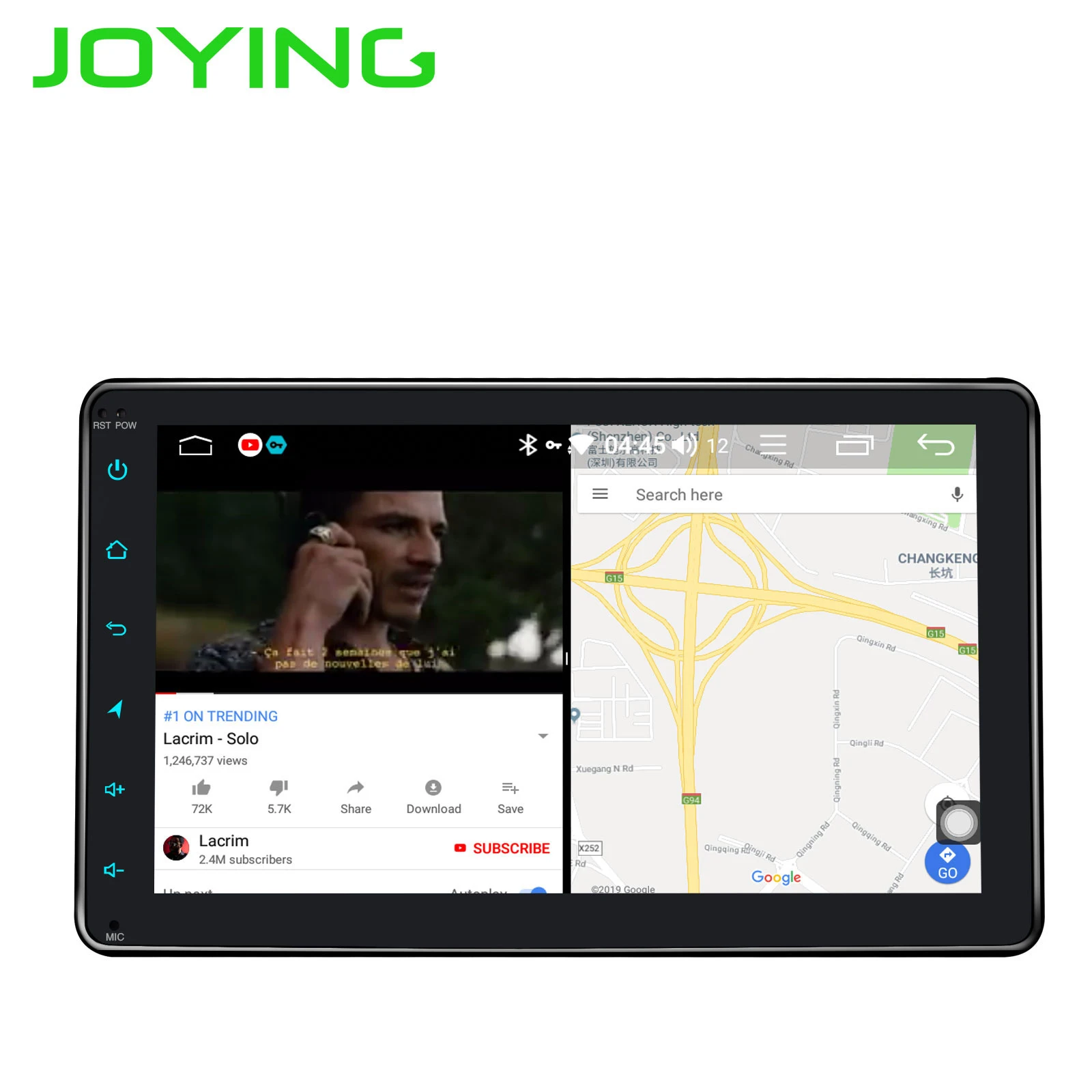 Радуясь " gps навигация 1024*600 головное устройство один Din Универсальный Android 8,1 Intel Восьмиядерный автомобильный стерео радио мультимедийный плеер