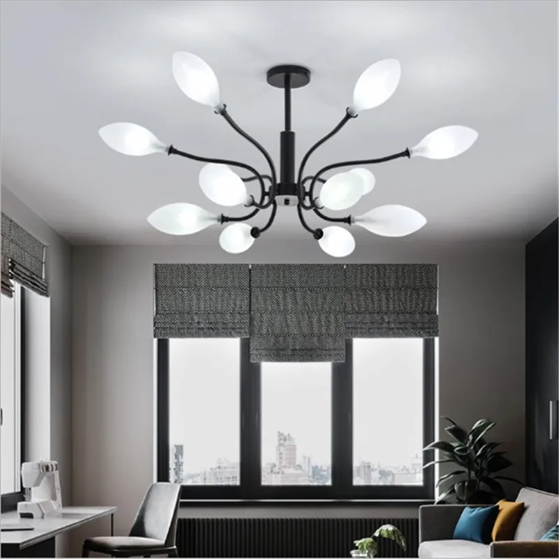 

Новая лампа в скандинавском стиле лампа для гостиной Простая Современная атмосфера лампа для дома столовой Спальни Современная Минималист...