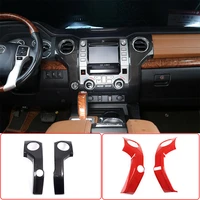 for toyota tundra 2014 20 abs carbon fiber car central control air conditioning air outlet frame decorative interior accessories