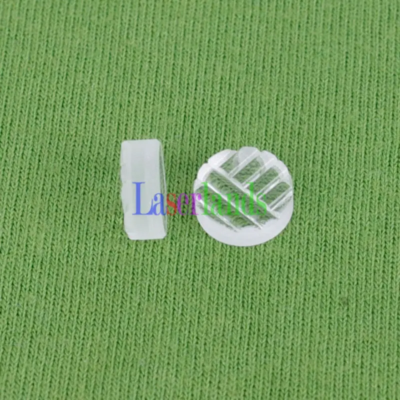 Цилиндрическая оптическая стеклянная линза 2 шт. для лазерного поперечного