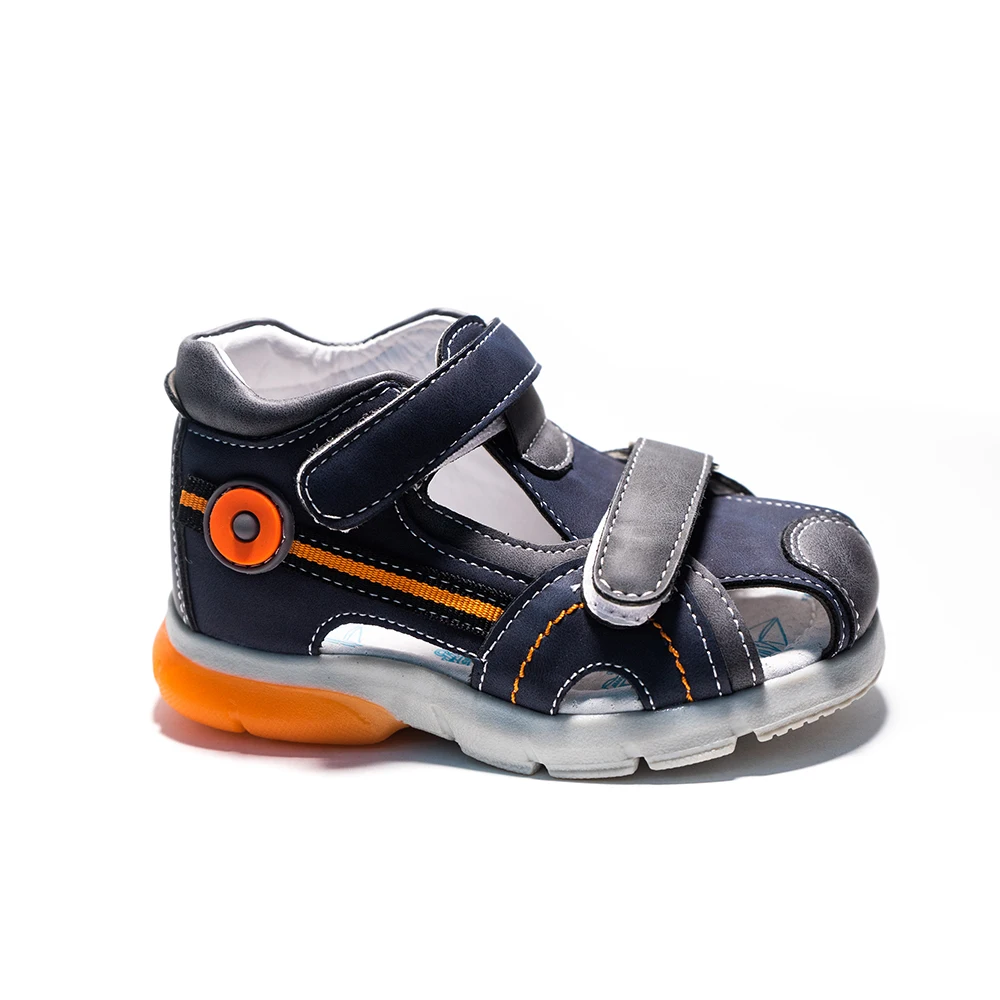 Сандалии для мальчиков ортопедические легкие и удобные летняя обувь на липучках