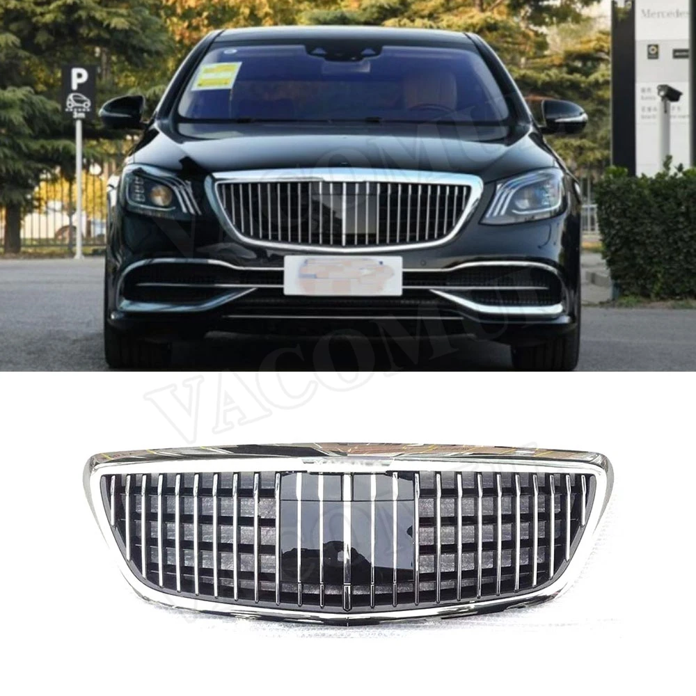 S класс передний бампер решетка гриль крышка для Mercedes Benz W222 S320 S350 S400 S560 S600 S680 S65 2014