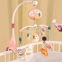 baby crib mobile with remote control music box night light rotate newborn sleeping bed toys 0 12 months infant rattle baby toys