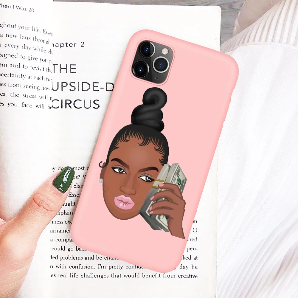 KDMOJI чехол для телефона с отделениями денег iPhone 11Pro X XR XS Max 8 7 6 6S Plus 7Plus 8Plus Розовый