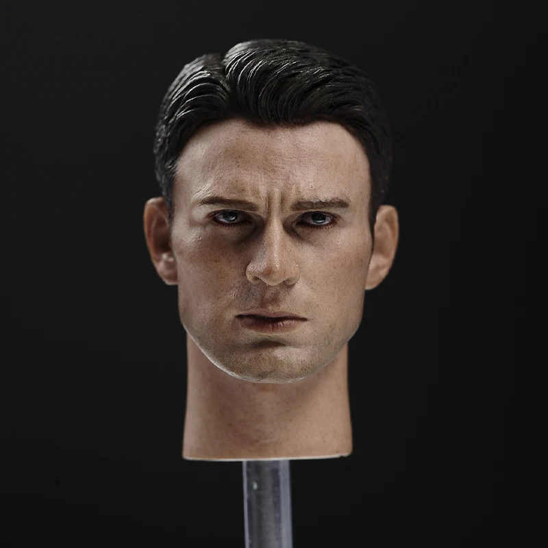 

1/6 Male Soldier Henry Cavill PVC Head Sculpture with Neck Model Fit 12" Action Figure Model For Fans Collection
