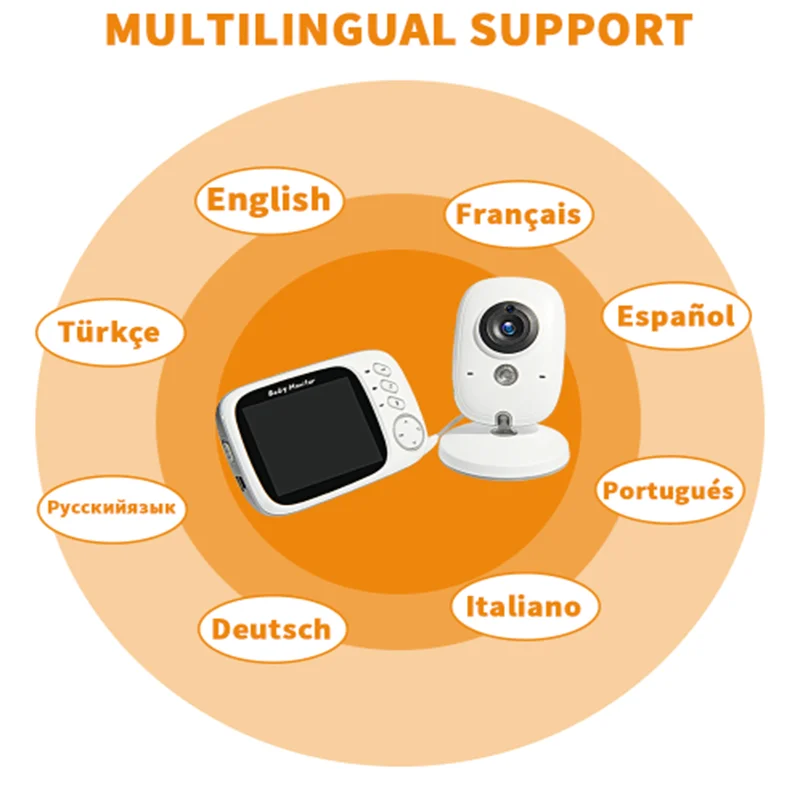 Беспроводная цветная видеоняня 3 2 дюйма с высоким разрешением няня камеры