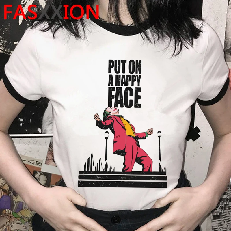 

joker summer top male casual aesthetic tumblr harajuku kawaii ulzzang tshirt tumblr streetwear