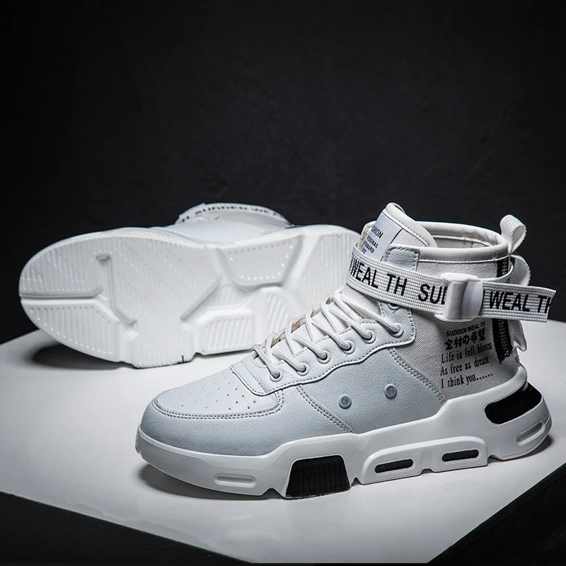 Мужская баскетбольная обувь с высоким берцем трендовая удобная мужская