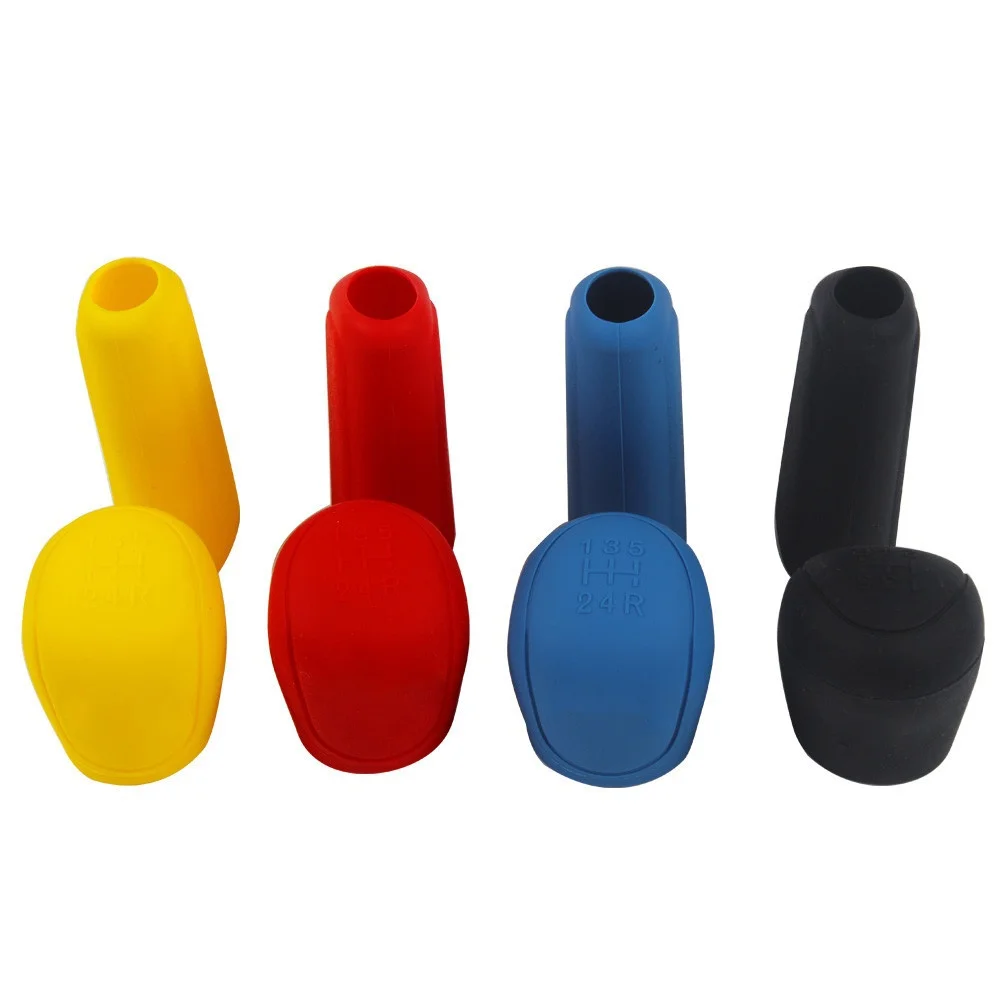 

2Pcs Car Manual Gear Hand Shift Collars Knob Cover Gear Shift Handle Ball Collars for Ford Focus Handbrake Hand Brake Covers