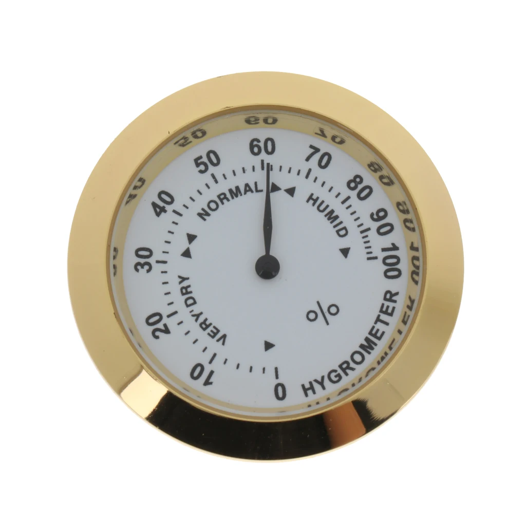 Прочный золотой гигрометр для акустических/деревянных гитарных деталей|Детали и