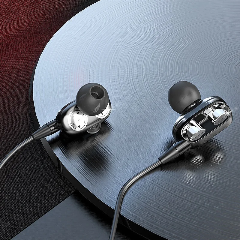 HiFi игровая гарнитура четырехъядерный двойной привод стерео сабвуфер