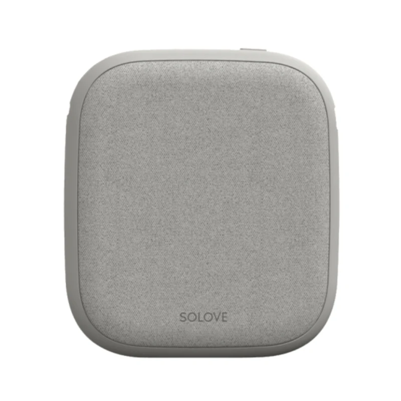 Xiaomi Solove 10000 мАч, беспроводное Qi зарядное устройство, двойной Usb внешний аккумулятор, 10000 мАч, быстрая зарядка, внешний аккумулятор для Iphone, samsung - Цвет: Grey