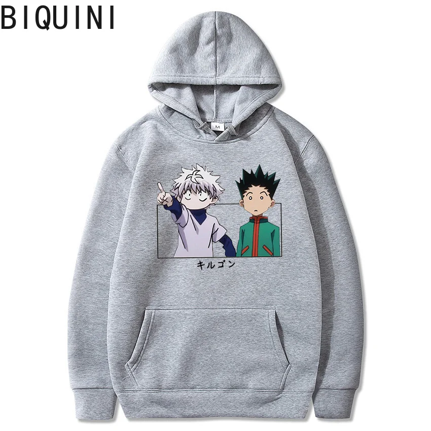 Худи Killua Свитшот унисекс в стиле ретро Женский свитшот с длинным рукавом и