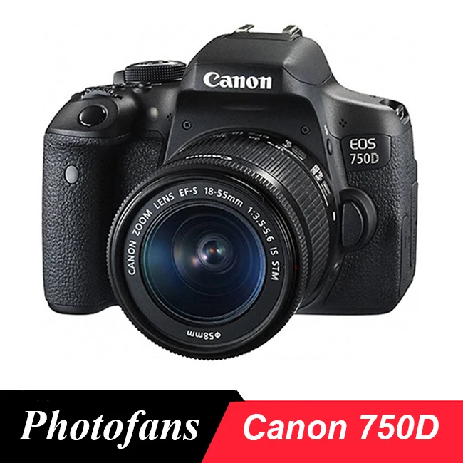 

Canon 750D DSLR камера Rebel T6i с объективом Canon 18-55 мм