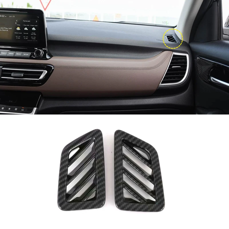 Аксессуары ABS углеродное волокно для салона автомобиля Верхняя Крышка