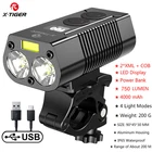 X-TIGER наружный велосипедный светильник с USB зарядкой светодиодный светильник с защитой от дождя передняя лампа для горного велосипеда как внешний аккумулятор Аксессуары для велосипеда