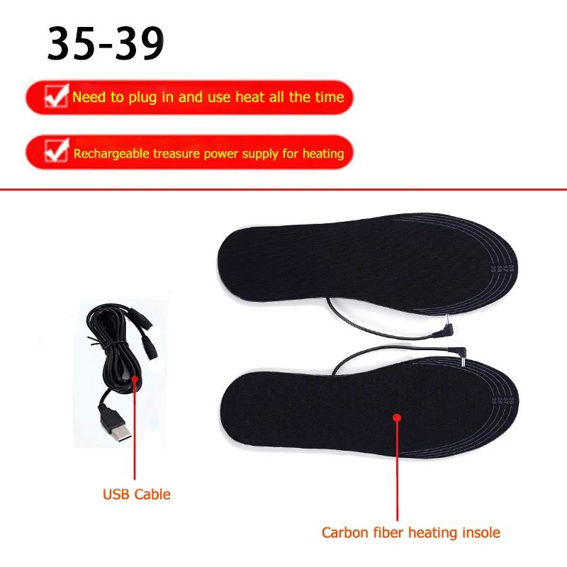 Стельки с электрическим подогревом для мужчин и женщин Зимние С Подогревом обуви