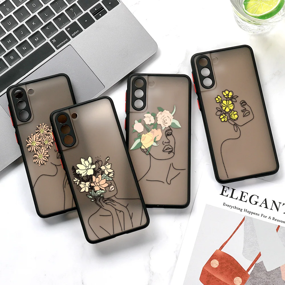 

PC Matte Case for Realme C21 C25 GT Neo 8 Pro C20 C15 C11 V13 Fundas Oppo A5S A94 A9 2020 A5 A11 A52 A72 A92 A31 A54 A74 Cover
