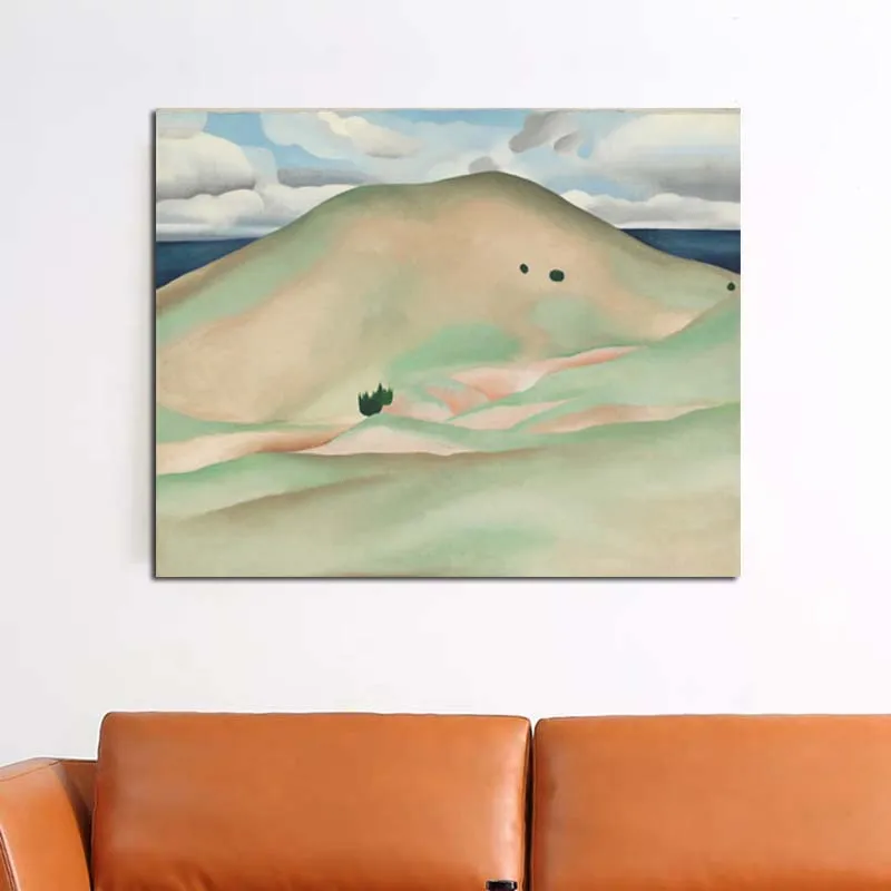 Джорджия о'keeffe Новая Мексика рядом с Taos холст живопись печать гостиная домашний