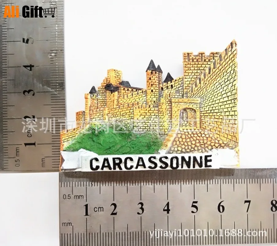 Французские туристические сувениры креативная трехмерная рефрижераторная