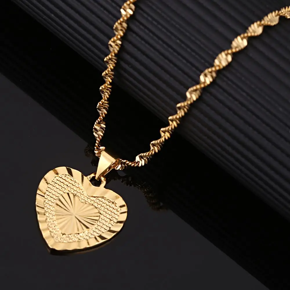 Модное ожерелье с подвеской в виде сердца романтические ювелирные изделия