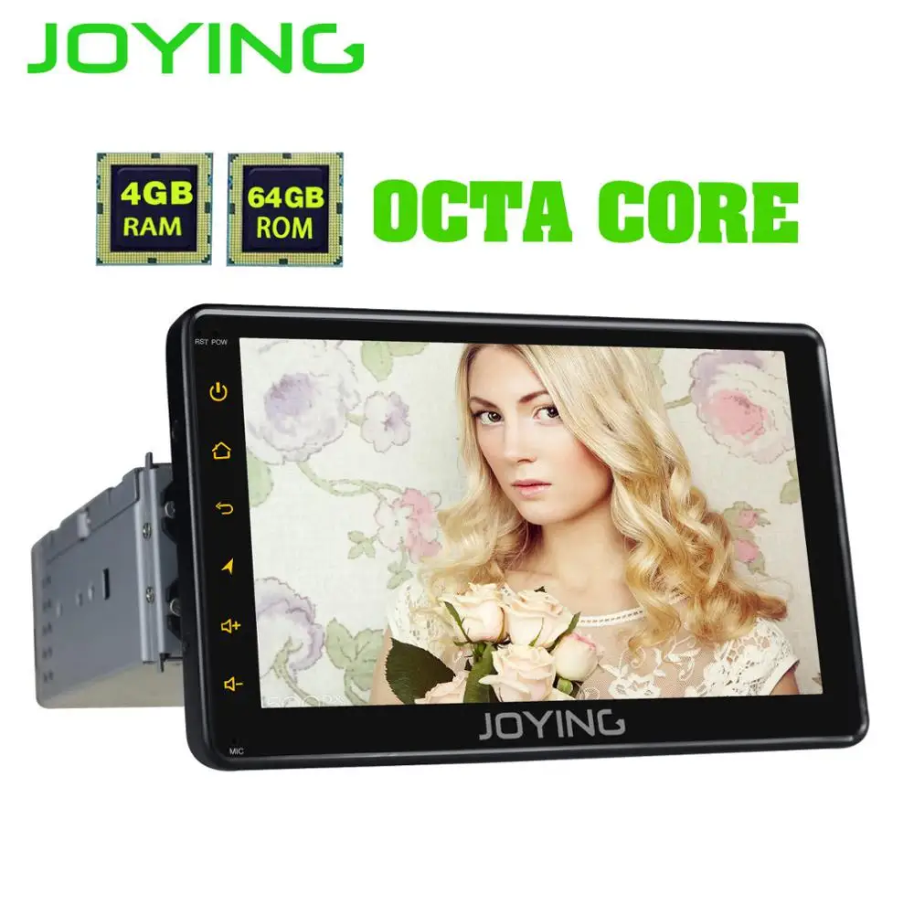 JOYING 8 CORE 4G Оперативная память Android 8,1 автомобильный радиоприемник 1 din 7/8/9/10,1 дюймов автомобильный стерео Экран 64G Встроенная память gps навигации головное устройство WI-FI Carplay