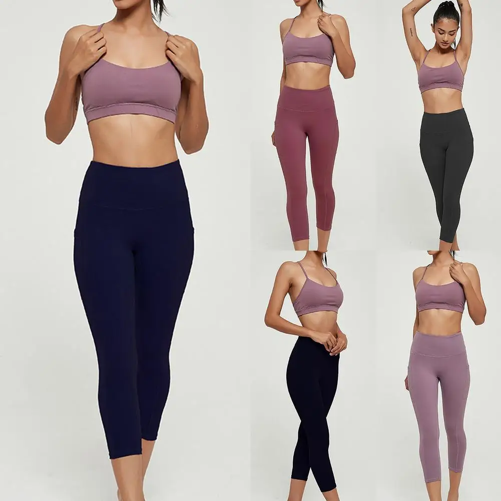 

Новые бесшовные персиковые штаны для йоги, женские спортивные обтягивающие леггинсы, пуш-ап, для занятий спортом, высокая талия, для фитнеса...