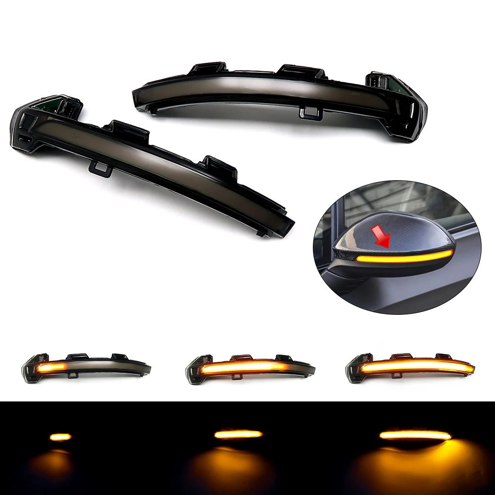 

For VW Volkswagen ID.3 E11 2019 2020 2021 ID3 Car LED Dynamic Turn Signal Light Side Mirror Sequential Blinker Indicator Lamp